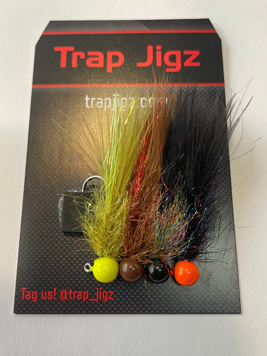 4 Pack Jigged Leeches