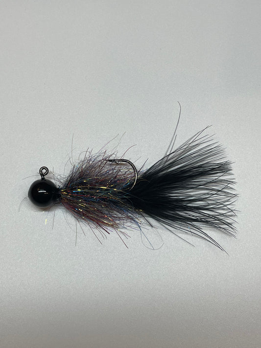 Black Magic Jigged Leeches
